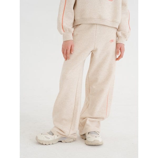 피치 파이핑 컴포트 와이드팬츠