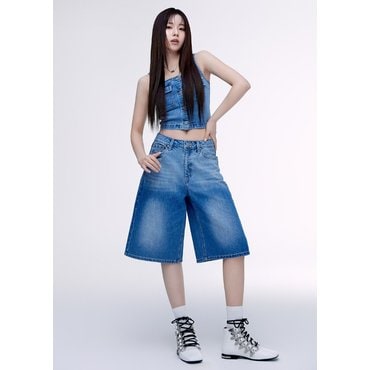 게스 YP2D7973 [NMIXX] L톤 그라데이션 반바지