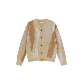 Blend knit cardigan (beige)