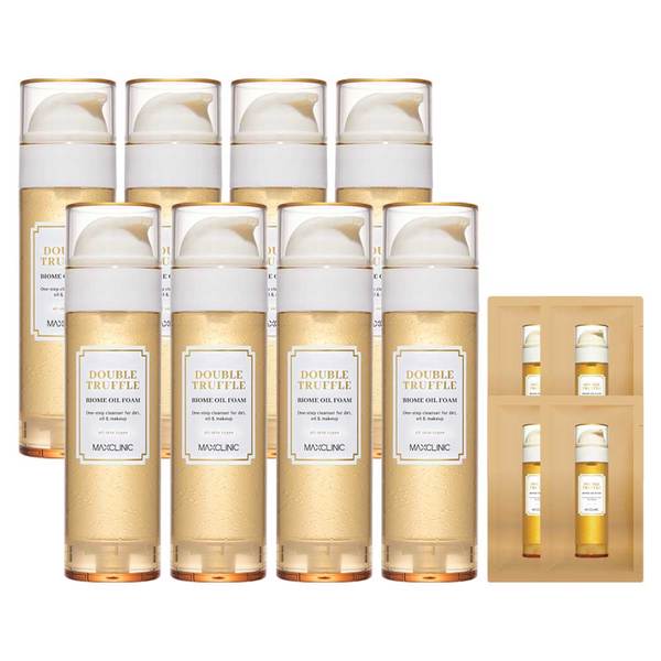 [홈쇼핑 최신상] 맥스클리닉 오일 폼 클렌징 더블 트러플 바이옴 110g 8개+샘플4개
