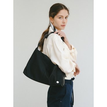 언에디트 Daily Nylon Hobo Bag_Black