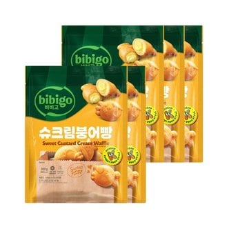 CJ제일제당 비비고 슈크림 붕어빵 300g x5개