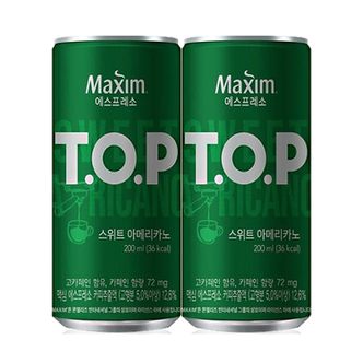  맥심 티오피 스위트아메리카노 200ml 36캔