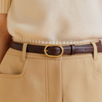 룩캐스트 에밀리 레더 벨트 / EMILY LEATHER BELT_3colors