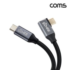 USB 3.1(Type C) GEN2 PD 고속충전 꺾임 케이블 3M_WB26975