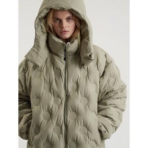 CIRCLE EMBO RDS DOWN JACKET (2 COLOR)