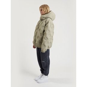 CIRCLE EMBO RDS DOWN JACKET (2 COLOR)