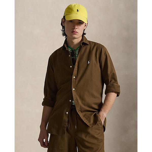 남성 호주 오픈 리넨 코튼 셔츠(MNPOWOV16824725200)