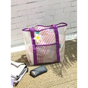 썬 비치백 라벤더 숄더백