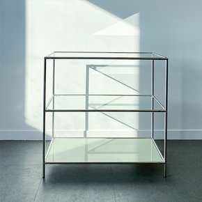 주문제작 유리 모듈 선반 진열대 3단 대형 컬러1