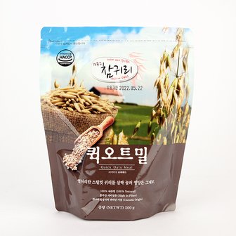  [참귀리] 귀리로 만든 퀵오트밀 500g