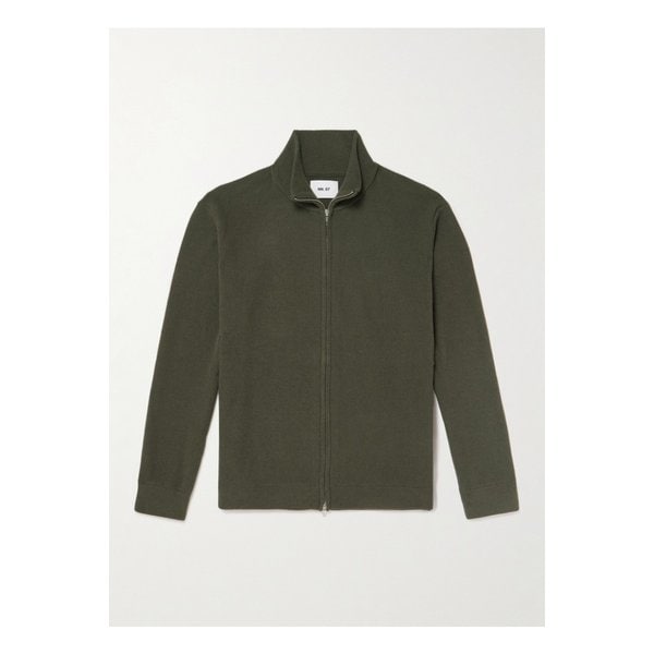 NN.07 대니 6429 골지 부클레 집업 가디건 그린 46376663162896257