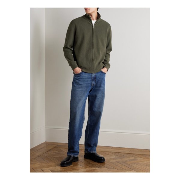 NN.07 대니 6429 골지 부클레 집업 가디건 그린 46376663162896257