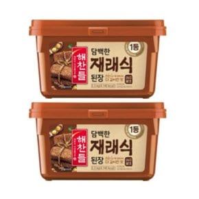 해찬들 재래식된장 2.3kg x 2개.