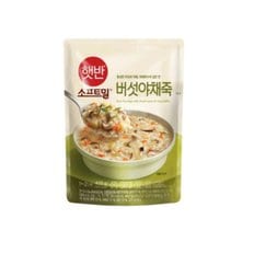 햇반 소프트밀 버섯야채죽 420g 12개