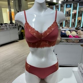 바바라 에버제이노와이어 브라렛 팬티 세트 브릭레드 CBR4974 CPT4974[스타필드 코엑스몰]