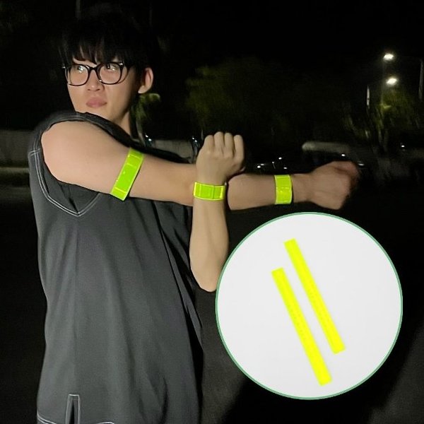 고품질 실리콘 요술팔찌 런닝 jpar 자전거발목밴드 야간런닝 (WFJ8FY6)