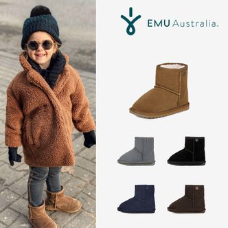 EMU Australia [공식정품] 이뮤 키즈 Wallaby Mini 어그 부츠