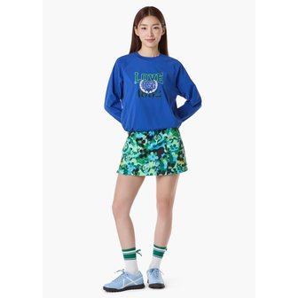 르꼬끄골프 [여주점] 여성 홑겹 라운드 우븐 티셔츠 GQ122LRL11 TBLU