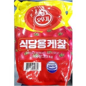 업소용 식당 식자재 오뚜기 토마토케찹 파우치 3.3kg