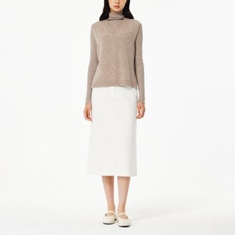 JAJU 여 메리노울 V넥 니트 베스트(BEIGE / OLIVE / CHARCOAL)