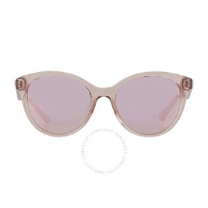 이스퀘어 4664661 Lacoste Pink Round Ladies Sunglasses