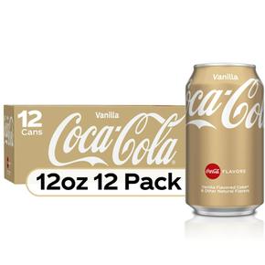 [해외직구] Coca-Cola 코카콜라 바닐라맛 코크 미국콜라 355ml 12캔 Vanilla Soda Pop  12 fl oz 12 Pack Cans