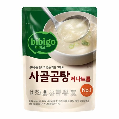 신상 CJ 비비고 저나트륨 사골곰탕 500g