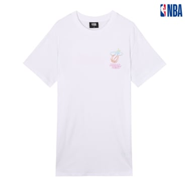 NBA 여성 컬러풀 아트웍 반팔 티셔츠 (N212TS701P)