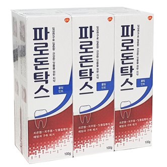  파로돈탁스 데일리 후로라이드 쿨링민트 치약 100g x6개 gx