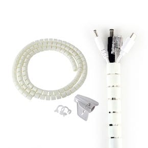 케이블선정리 전선정리 길이1.5M 폭15mm 베이지/케이블보호커버 케이블가드 컴퓨터 랜선 멀티탭 전선정리타이