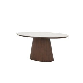 보테 세라믹 타원형식탁 160cm_브라운