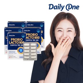 데일리원 프로바이오락토 900 유산균 보장균 100억 CFU 550mg X 60캡슐 5통