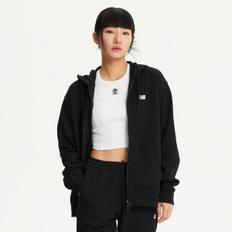 뉴발란스 남여공용 에센셜 스몰로고 후드집업 (SEMI OVER FIT) (NBMDF11203)