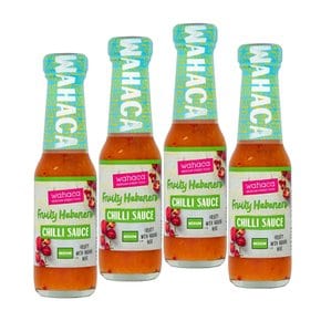 [해외직구] Wahaca Mexican Habanero Chilli Sauce 와하카 멕시칸 하바네로 칠리 소스 150ml 4병