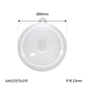 건전지 LED 조명 7종 무선 붙이는 센서등 간접등