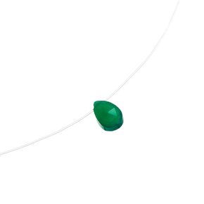 그린 오니체 플로팅 목걸이, Green Onice Floating Necklace