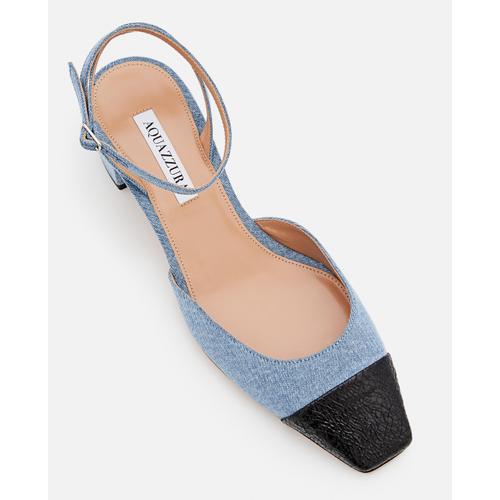 [해외배송] 24 S/S AQUAZZURA 슬링백 데님 샌들 FRLMIDP0JNKPLK B0031019795