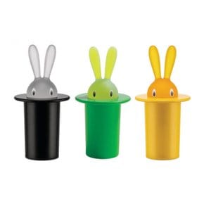ALESSI  매직버니 이쑤시개 홀더 3종