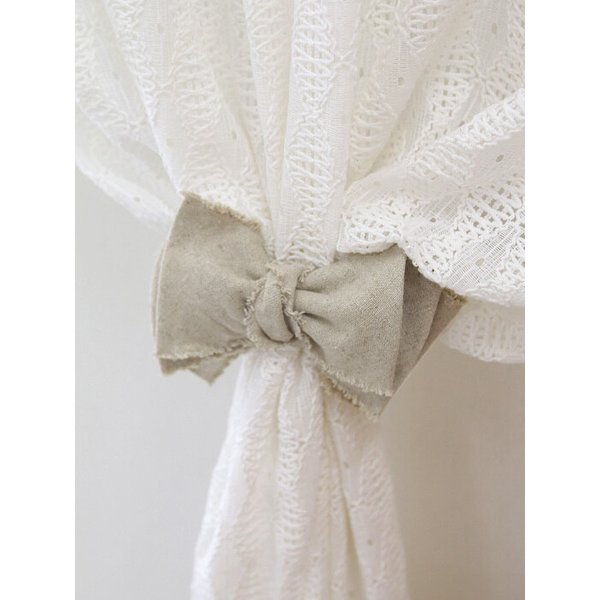 빈티지 리본 커튼집게