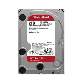 Western Digital WD Red Plus HDD 2TB CMR 3.5 SATA 5400rpm 128MB NAS WD20EFZX-EC 웨스턴