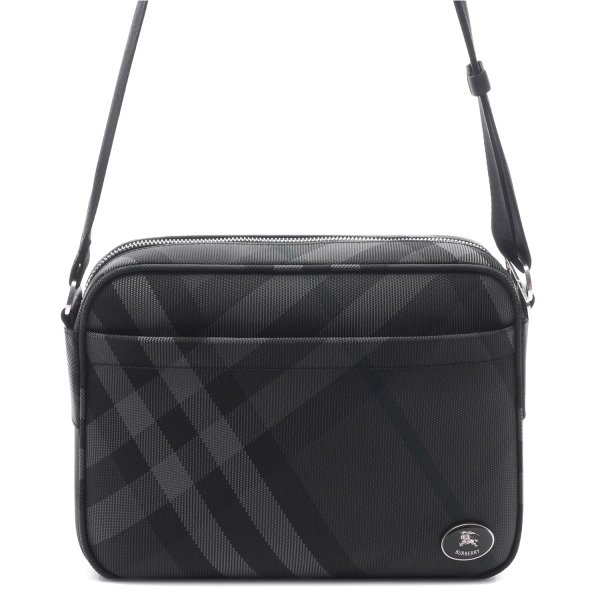 [부산점] 25FW 남성 EKD 체크 크로스백 (8111318 CHARCOAL 25F)
