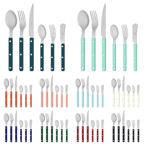 [트리니체] 사브르 파리즈 비스트로 샤이니 커트러리 세트 6P (디너세트3P+디저트세트3P)