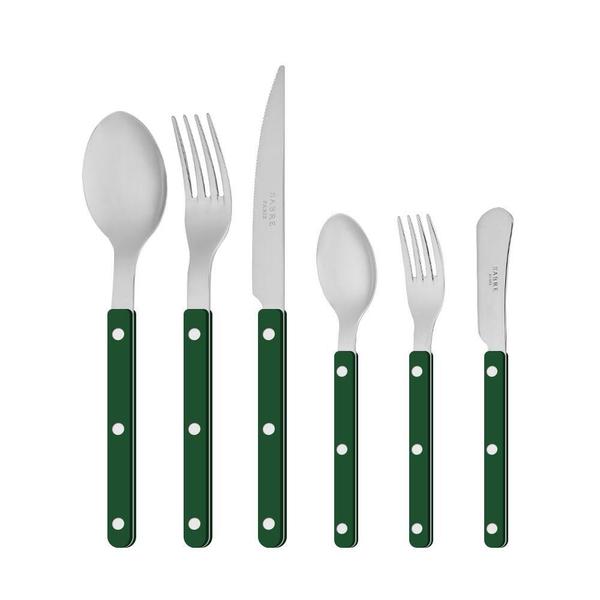 [트리니체] 사브르 파리즈 비스트로 샤이니 커트러리 세트 6P (디너세트3P+디저트세트3P)