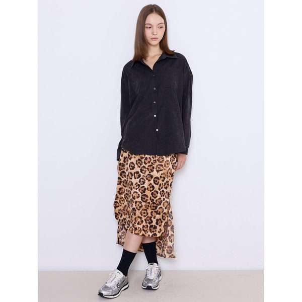 Mermaid Half Banding Skirt [Classic Leopard]
