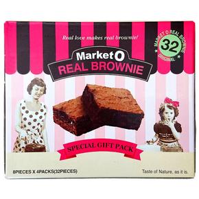 [해외직구] 마켓오 리얼 브라우니 24g 32입 2팩 Market O Real Brownie