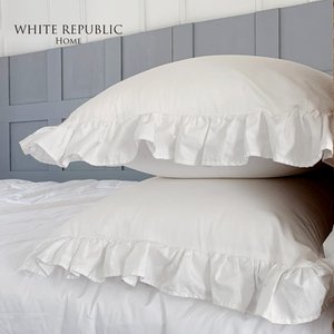 화이트리퍼블릭 [Egyptian Cotton 400TC 80수] Havana Collection Ruffle Pillowcase 1P