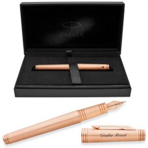 독일 파카 만년필 PARKER Premier S0960790 Fountain Pen Monochrome Rose Gold with Personalis