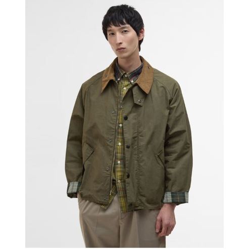 바버 [25SS]남여공용 카키 OS Transport 코튼 캐주얼 자켓