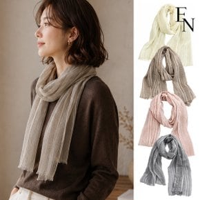 여성 린넨 롱 스카프 가벼운 사계절 간절기 머플러